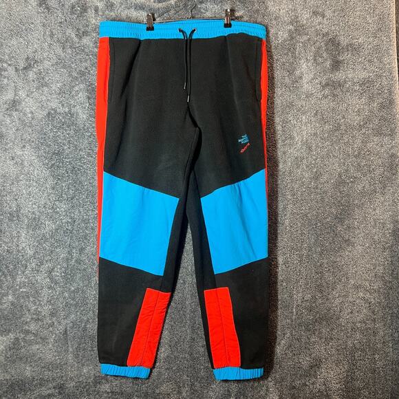 The North Face Pants Mens XL Womens 2XL Colorblock 92 Extreme Fleece joggers - Picture 1 of 13